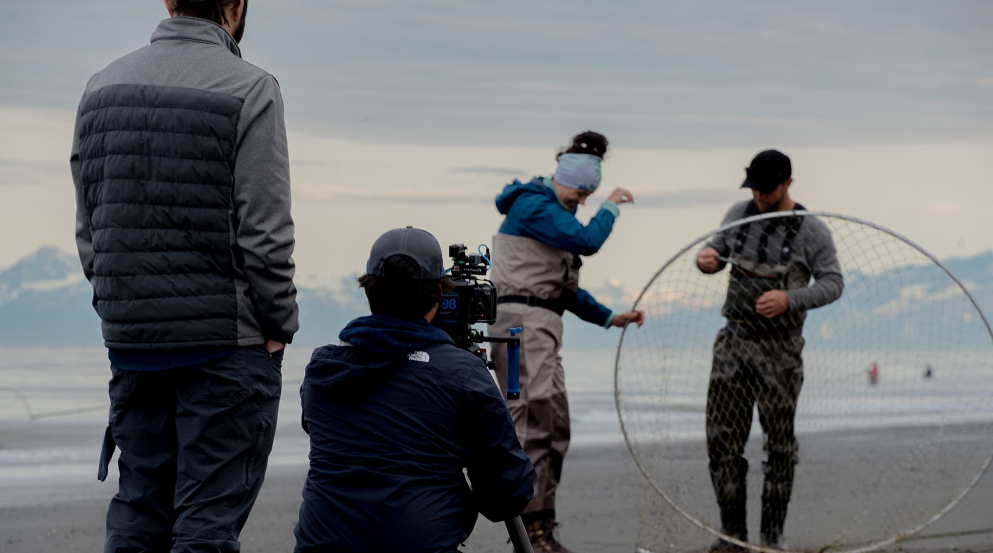 Conservation team in the field
