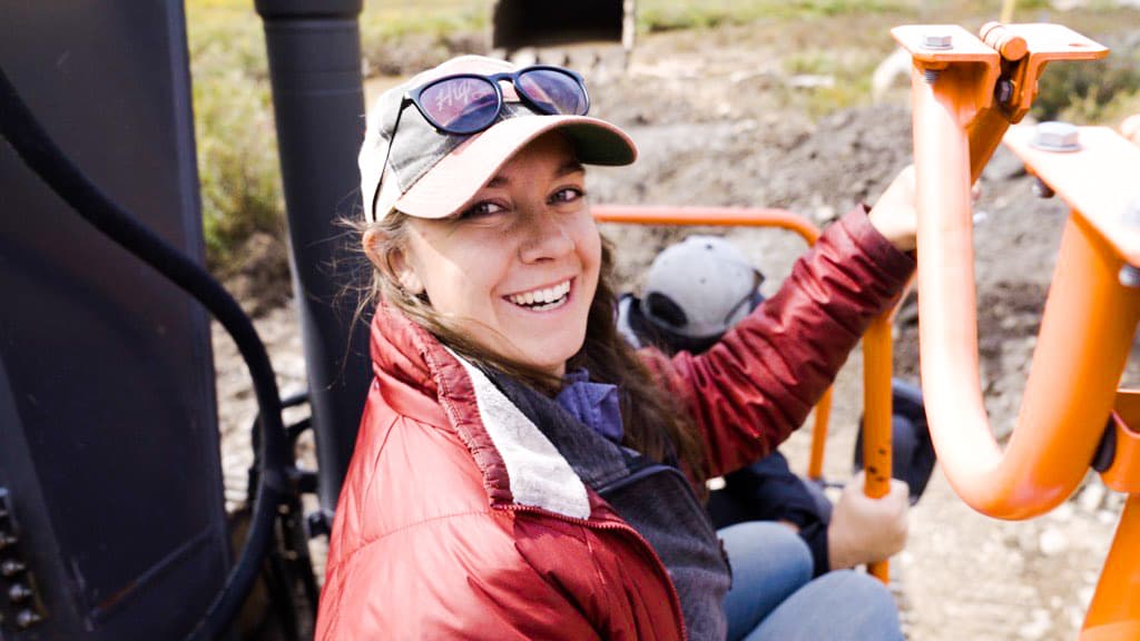 Avalore producer conducting a conservation interview